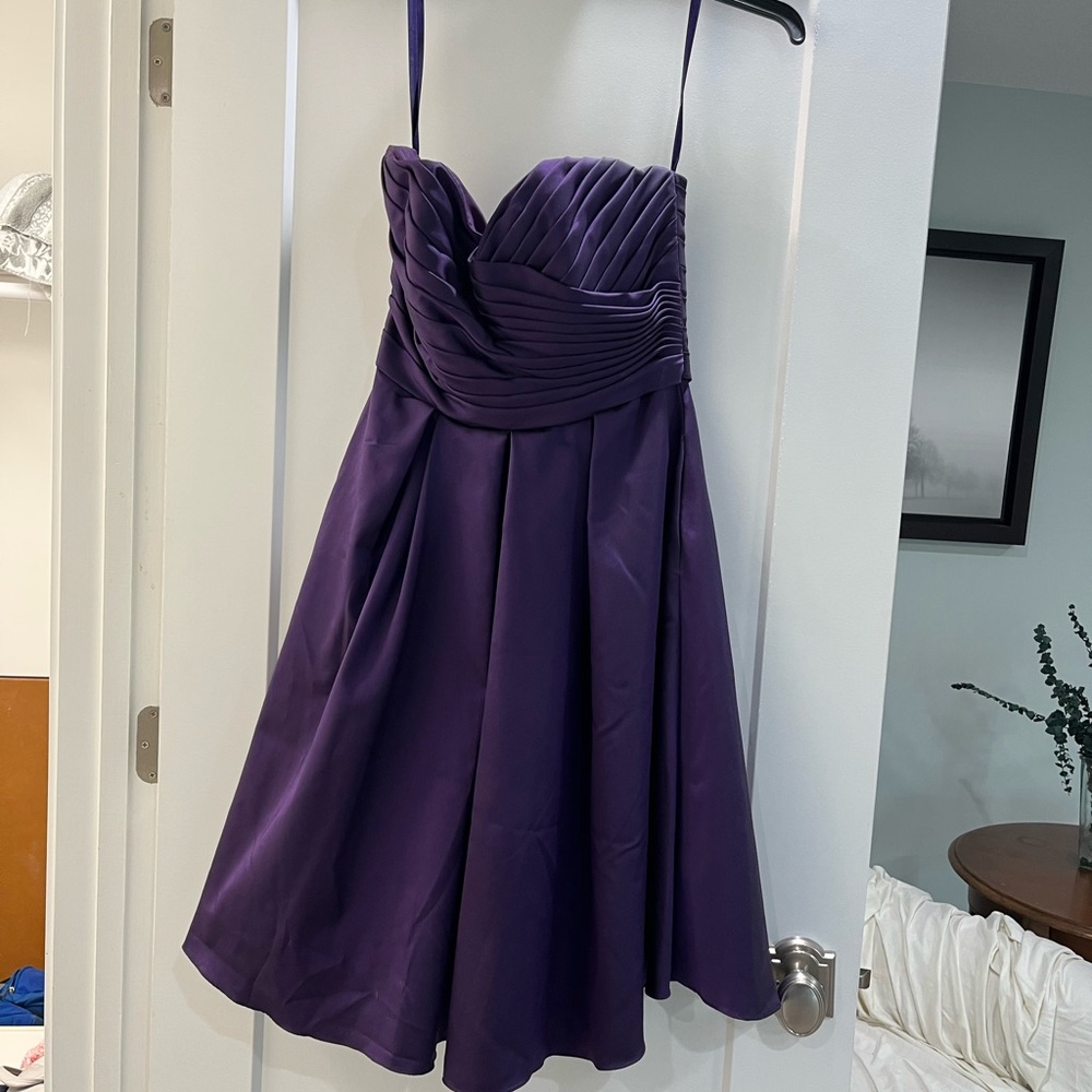 Strapless Kennedy Blue Brand Purple Cocktail Dress size 10